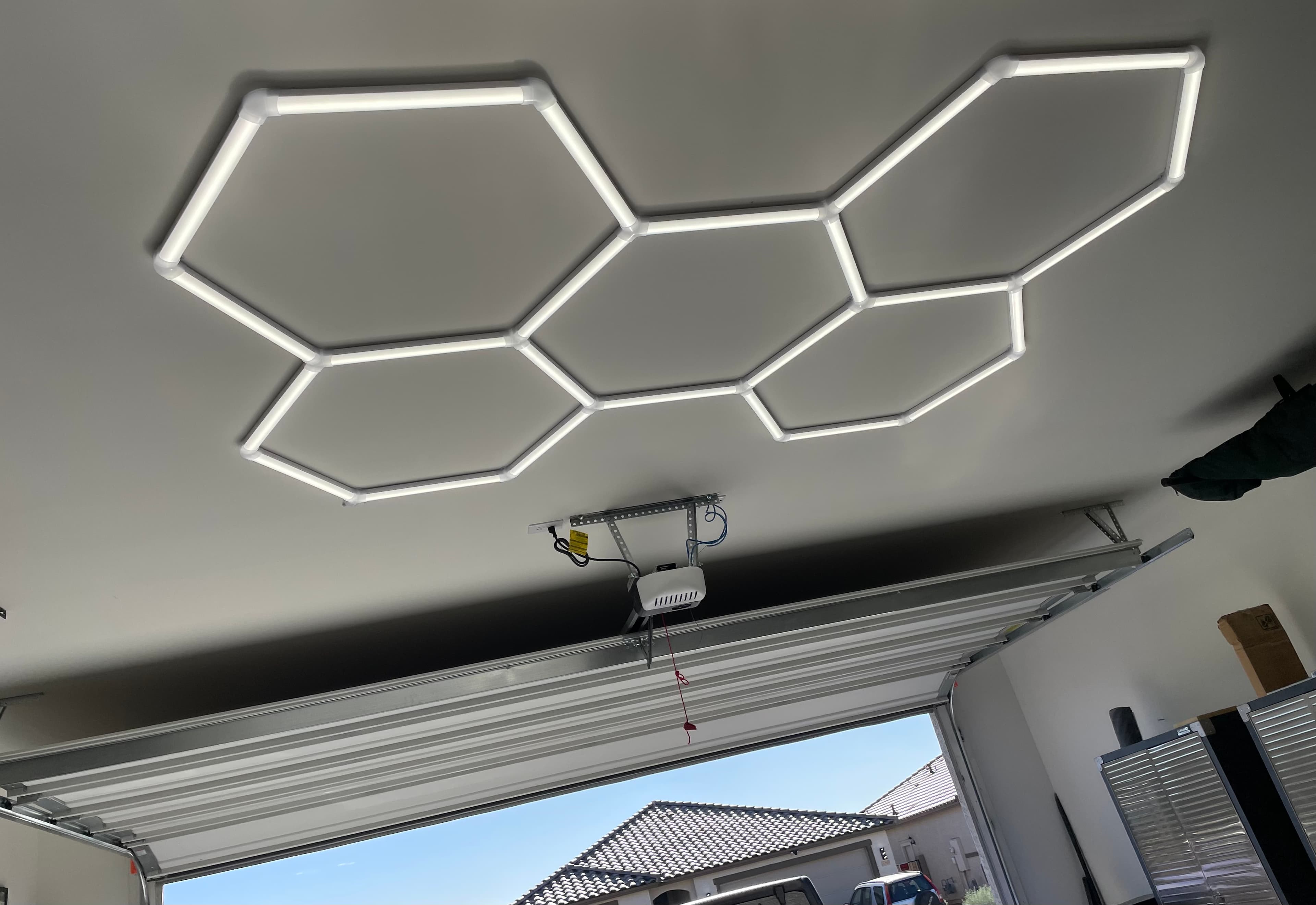 Garage light installation and wiring